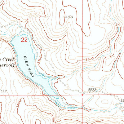 United States Geological Survey Riddle, ID (1971, 24000-Scale) digital map