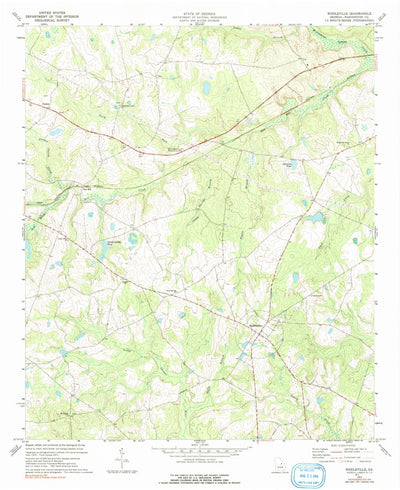 United States Geological Survey Riddleville, GA (1973, 24000-Scale) digital map