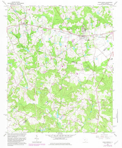 United States Geological Survey Ridge Spring, SC (1964, 24000-Scale) digital map