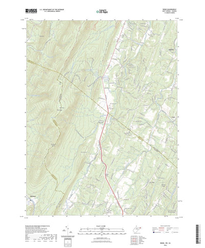 United States Geological Survey Ridge, WV (2023, 24000-Scale) digital map