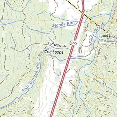 United States Geological Survey Ridge, WV (2023, 24000-Scale) digital map