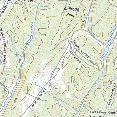 United States Geological Survey Ridge, WV (2023, 24000-Scale) digital map