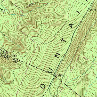 United States Geological Survey Ridge, WV-VA (1965, 24000-Scale) digital map