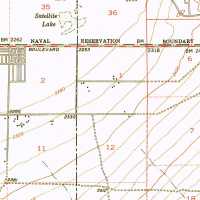 United States Geological Survey Ridgecrest, CA (1953, 62500-Scale) digital map