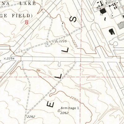 United States Geological Survey Ridgecrest North, CA (1973, 24000-Scale) digital map