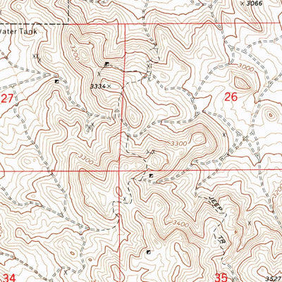 United States Geological Survey Ridgecrest South, CA (1973, 24000-Scale) digital map