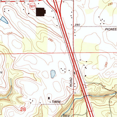 United States Geological Survey Ridgefield, WA (1990, 24000-Scale) digital map