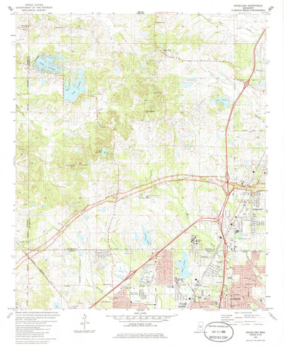 United States Geological Survey Ridgeland, MS (1980, 24000-Scale) digital map