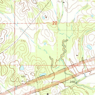 United States Geological Survey Ridgeland, MS (1980, 24000-Scale) digital map