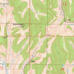 United States Geological Survey Ridgeland NE, WI (1975, 24000-Scale) digital map