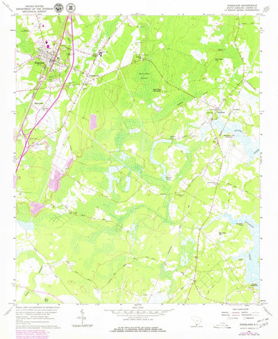 United States Geological Survey Ridgeland, SC (1961, 24000-Scale) digital map
