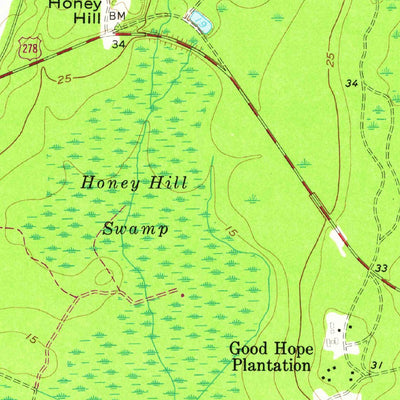 United States Geological Survey Ridgeland, SC (1961, 24000-Scale) digital map