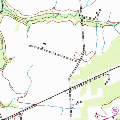 United States Geological Survey Ridgely, MD (1944, 24000-Scale) digital map
