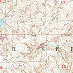 United States Geological Survey Ridgeview NE, SD (1951, 24000-Scale) digital map