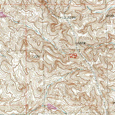United States Geological Survey Ridgeview NW, SD (1951, 24000-Scale) digital map