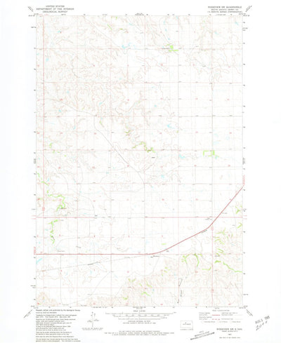 United States Geological Survey Ridgeview SW, SD (1981, 24000-Scale) digital map