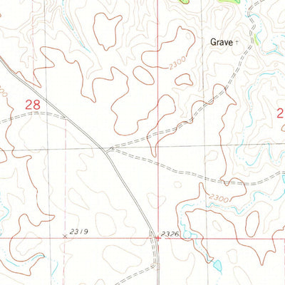 United States Geological Survey Ridgeview SW, SD (1981, 24000-Scale) digital map
