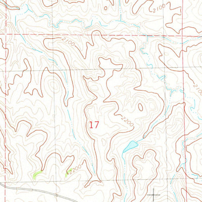 United States Geological Survey Ridgeview SW, SD (1981, 24000-Scale) digital map