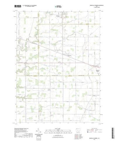 United States Geological Survey Ridgeville Corners, OH (2023, 24000-Scale) digital map