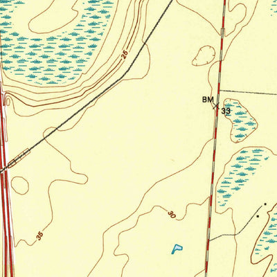United States Geological Survey Ridgeville, GA (1993, 24000-Scale) digital map