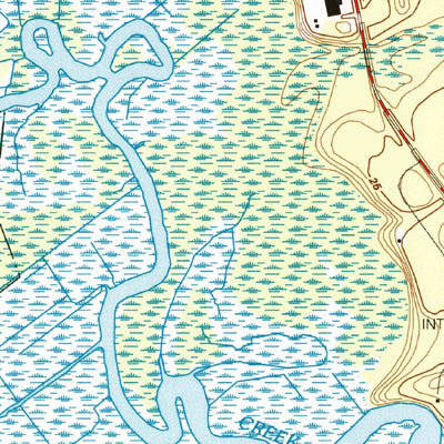 United States Geological Survey Ridgeville, GA (1993, 24000-Scale) digital map