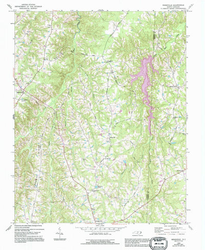 United States Geological Survey Ridgeville, NC (1968, 24000-Scale) digital map