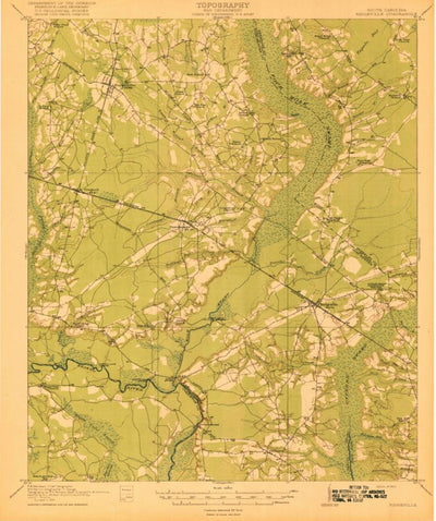 United States Geological Survey Ridgeville, SC (1920, 62500-Scale) digital map