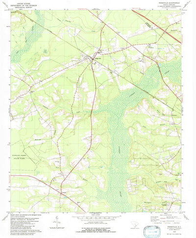 United States Geological Survey Ridgeville, SC (1979, 24000-Scale) digital map