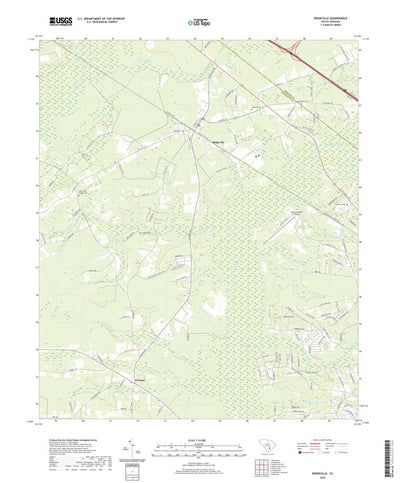 United States Geological Survey Ridgeville, SC (2020, 24000-Scale) digital map