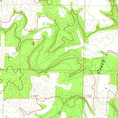 United States Geological Survey Ridgeway, IA (1981, 24000-Scale) digital map