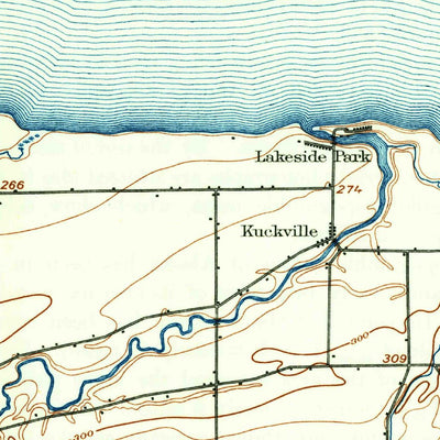 United States Geological Survey Ridgeway, NY (1897, 62500-Scale) digital map
