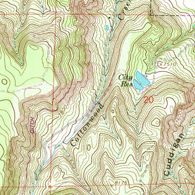 United States Geological Survey Ridgway, CO (1967, 24000-Scale) digital map