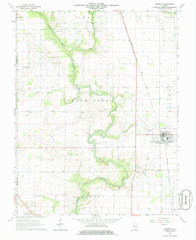 United States Geological Survey Ridgway, IL (1963, 24000-Scale) digital map