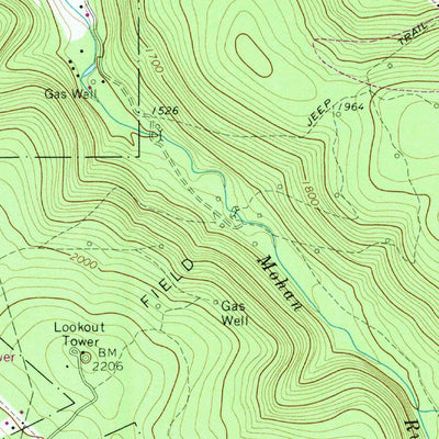 United States Geological Survey Ridgway, PA (1969, 24000-Scale) digital map