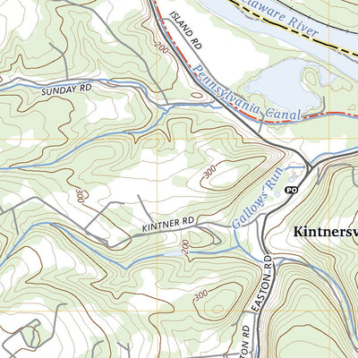 United States Geological Survey Riegelsville, PA (2023, 24000-Scale) digital map