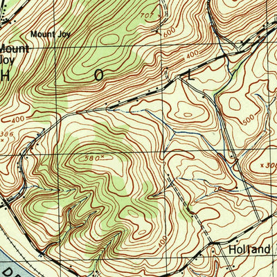 United States Geological Survey Riegelsville, PA-NJ (1943, 31680-Scale) digital map