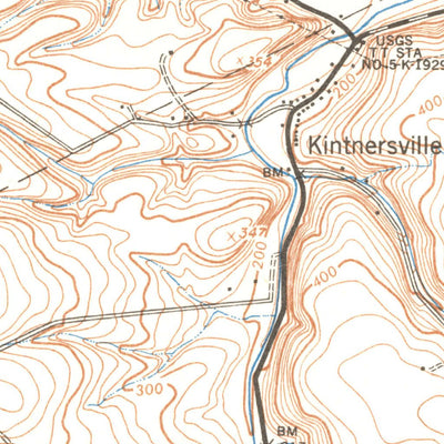 United States Geological Survey Riegelsville, PA-NJ (1953, 24000-Scale) digital map
