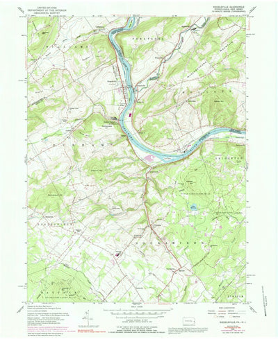 United States Geological Survey Riegelsville, PA-NJ (1956, 24000-Scale) digital map
