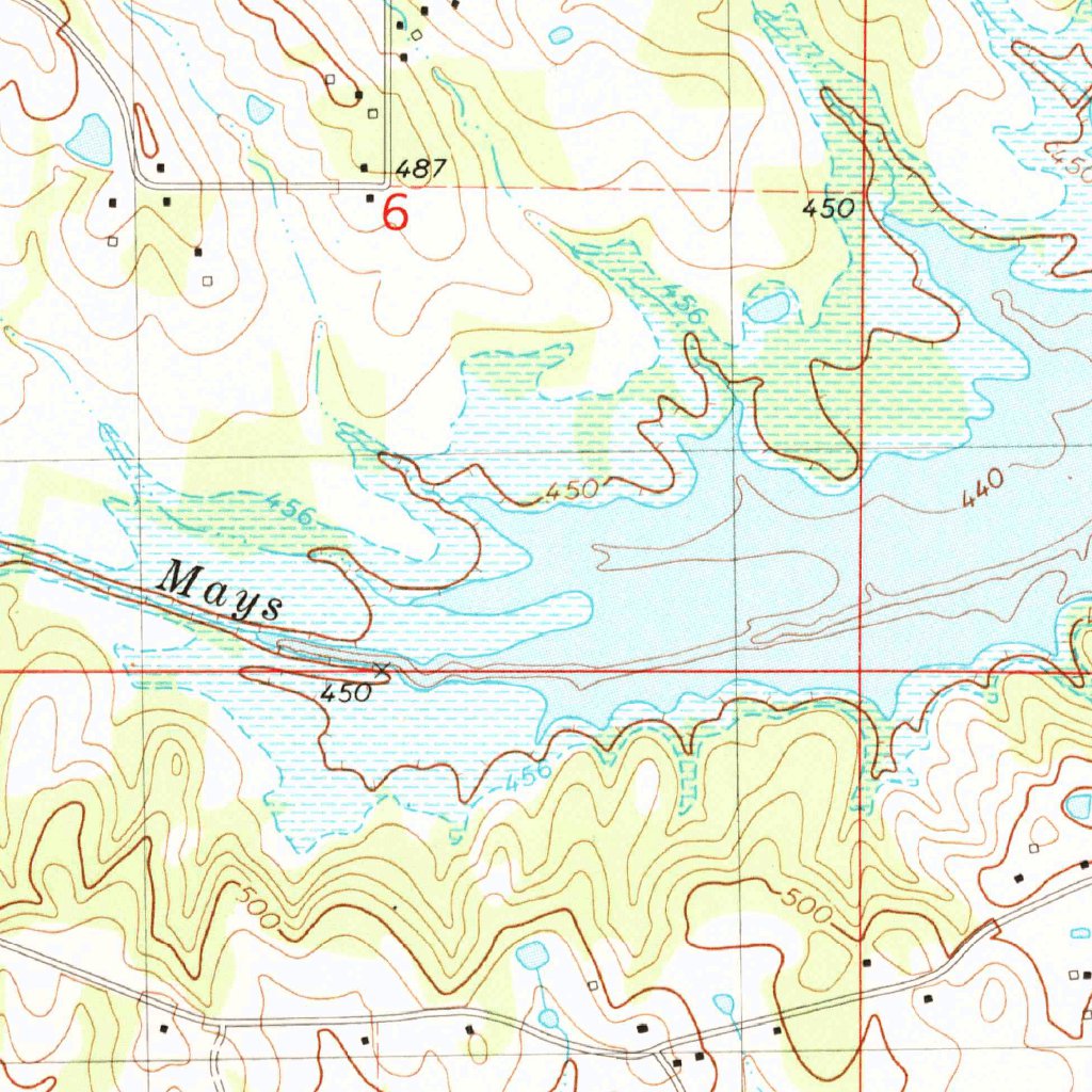 Rienzi, MS (1982, 24000-Scale) Map by United States Geological Survey ...