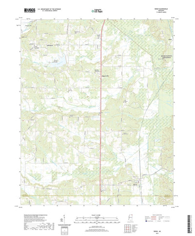 United States Geological Survey Rienzi, MS (2021, 24000-Scale) digital map