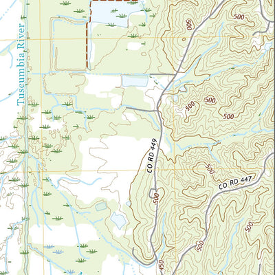 United States Geological Survey Rienzi, MS (2021, 24000-Scale) digital map