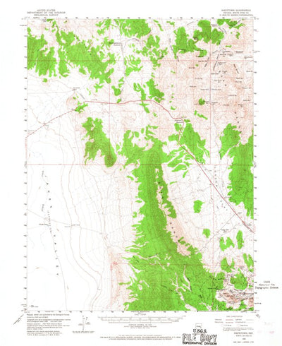 United States Geological Survey Riepetown, NV (1959, 62500-Scale) digital map