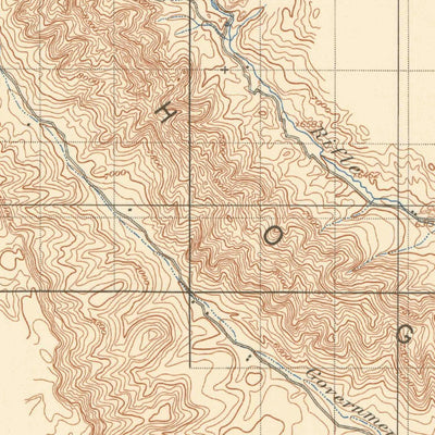 United States Geological Survey Rifle, CO (1906, 125000-Scale) digital map