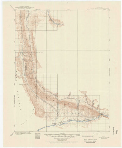 United States Geological Survey Rifle, CO (1910, 125000-Scale) digital map