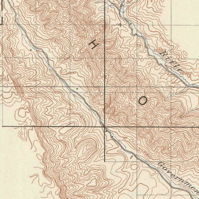 United States Geological Survey Rifle, CO (1910, 125000-Scale) digital map