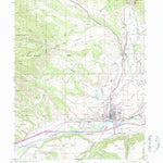 United States Geological Survey Rifle, CO (1952, 24000-Scale) digital map