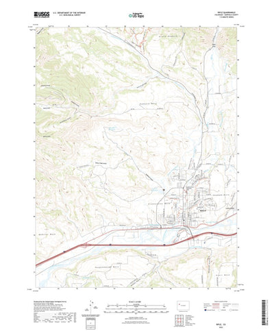 United States Geological Survey Rifle, CO (2022, 24000-Scale) digital map