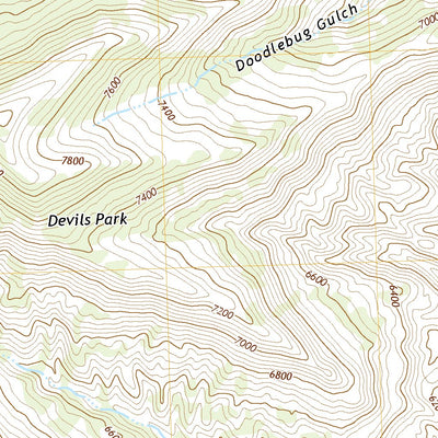 United States Geological Survey Rifle, CO (2022, 24000-Scale) digital map
