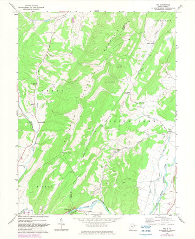 United States Geological Survey Rig, WV (1967, 24000-Scale) digital map
