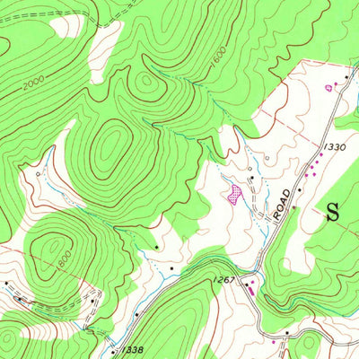 United States Geological Survey Rig, WV (1967, 24000-Scale) digital map